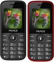Peace P3 Combo of Two Mobiles(Black & Black $$ Red) - Price 1015 27 % Off  