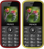 Peace P3 Combo of Two Mobiles(Yellow $$ Black & Red $$ Black) - Price 1019 27 % Off  