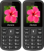 Peace P1 Combo of Two Mobiles(Black & Black $$ Blue) - Price 1000 28 % Off  