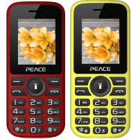 Peace P4 Combo of Two Mobiles(Red $$ Black & Yellow $$ Black) - Price 1019 27 % Off  