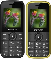 Peace P3 Combo of Two Mobiles(Black $$ Red & Black $$ Yellow) - Price 1099 21 % Off  