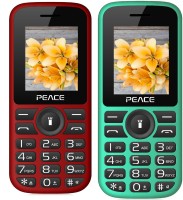 Peace P4 Combo of Two Mobiles(Red $$ Black & Green $$ Black) - Price 1019 27 % Off  