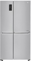 LG 687 L Frost Free Side by Side Refrigerator(Shiny Steel/Platinum Silver/VCM-PLATINUM SILVER, GC-M247CLBV)
