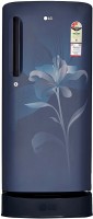 LG 190 L Direct Cool Single Door 3 Star Refrigerator with Base Drawer(Marine Lily, GL-D201AMLC)