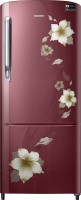 SAMSUNG 230 L Direct Cool Single Door 4 Star Refrigerator(Star Flower Red, RR24M274YR2/NL)
