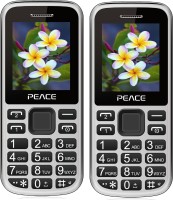 Peace P2 Combo of Two Mobiles(Black & Black $$ Red) - Price 1050 24 % Off  