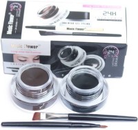 Music Flower Gel Eyeliner 6 g(BLACK & BROWN) - Price 138 72 % Off  