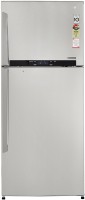 LG 495 L Frost Free Double Door 4 Star Convertible Refrigerator(Noble Steel, GL-T542GNSX)