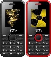 GLX W8 Combo of Two Mobiles(Red & Black) - Price 1199 25 % Off  