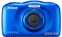 NIKON COOLPIX W100(13 MP, 3x Optical Zoom, 4x Digital Zoom, Blue)