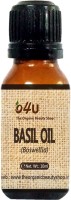 O4U 100% Natural & Organic Basil Essential Oil for Skin, Body & Hair treatment(10 ml) - Price 139 30 % Off  