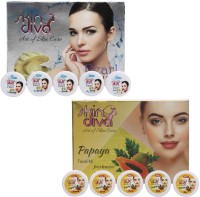 Skin Diva Pearl and Papaya Facial Kit 160 g(Set of 2) - Price 265 76 % Off  