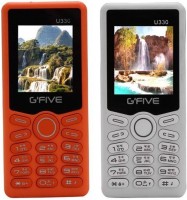 Gfive U330 Combo of Two Mobiles(Orange & White) - Price 1299 35 % Off  