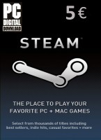 Steam Gift Card 5 EUR for PC