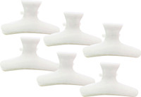 One Personal Care Salon Hairdresser Snap Movement | Maximum Gripping | Non Slipping Barrette SQ-9982 Hair Claw(White) - Price 139 53 % Off