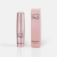 Lakme 9 To 5 Primer Plus Matte Lip Color Price In India Buy Lakme 9 To 5 Primer Plus Matte Lip Color Online In India Reviews Ratings Features Flipkart Com It glides smoothly on the lips without tugging. lakme 9 to 5 primer plus matte lip color