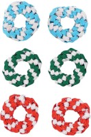 One Personal Care Princess Colorful Designer Fabric Scrunchies Casual Wear SQ-549-03 Hair Accessory Set, Rubber Band(Orange, Blue, Green) - Price 139 53 % Off  