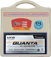 Maxine Home UPS with Amaron Battery - CFL / LED 45w Square Wave Inverter
