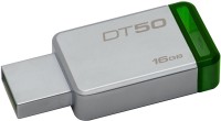 KINGSTON DT50 DataTraveler 50 - 16GB Pendrive - USB 3.1/3.0/2.0 16 GB Pen Drive(Silver)