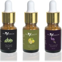Maverick Pure Lavender, Thyme & Lemon essential oil 3 in 1 pack with dropper(10 ml) - Price 499 80 % Off  