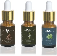 Maverick Pure Rosemary, Cedar Wood & Peppermint essential oil 3 in 1 pack with dropper(10 ml) - Price 499 80 % Off  