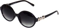 Forty Hands Round Sunglasses(For Women, Black)