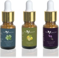 Maverick Pure Lavender, Peppermint & Lemon essential oil 3 in 1 pack with dropper(10 ml) - Price 499 80 % Off  