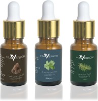 Maverick Pure Cedar Wood, Peppermint & Tea Tree essential oil 3 in 1 pack with dropper(10 ml) - Price 499 80 % Off  