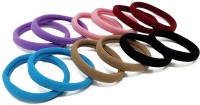 Rbasics hair ponytail holder elastic rubberband soft fabric Pack of 12 Rubber Band(Multicolor) - Price 199 81 % Off  