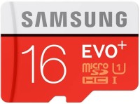 SAMSUNG EVO Plus 16 GB MicroSDHC Class 10 48 MB/s  Memory Card