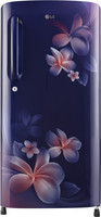 LG 190 L Direct Cool Single Door 4 Star Refrigerator(Blue Plumeria, GL-B201ABPX) LG 190 L Direct Cool Single Door 4 Star Refrigerator(Blue Plumeria, GL-B201ABPX)