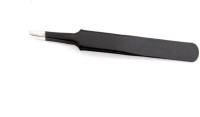 WOWSOME Black Coated Stainless Steel Straight Elegant Tweezers For Eyebrow Making - Price 99 60 % Off  