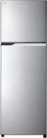 View Panasonic 333 L Frost Free Double Door Top Mount Inverter Technology Star Refrigerator(Shining Silver, NR-BL347VSX1/VSX2)  Price Online