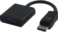 Hle  TV-out Cable Display Port to VGA Adaptor Cable(Black&White, For Laptop)