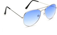 Younky Aviator Sunglasses(For Men & Women, Blue)
