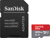 SanDisk Ultra 400 GB MicroSDHC Class 10 98 MB/s  Memory Card(With Adapter)