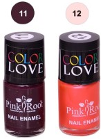 Pink Root NAIL PAINTS NO.11,12 Natural(15 ml, Pack of 2) - Price 145 63 % Off  