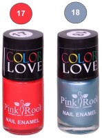 Pink Root NAIL PAINTS NO.17,18 Natural(15 ml, Pack of 2) - Price 145 63 % Off  