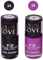 Pink Root NAIL PAINTS NO.34,35 Natural(15 ml, Pack of 2) - Price 145 63 % Off  