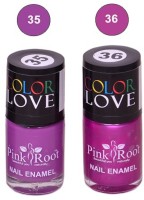 Pink Root NAIL PAINTS NO.35,36 Natural(15 ml, Pack of 2) - Price 145 63 % Off  