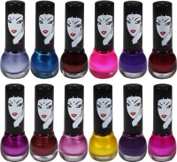 Color Diva Matki Nail Paint Multicolor(5 ml, Pack of 12) - Price 299 80 % Off  