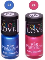 Pink Root NAIL PAINTS NO.23,24 Natural(15 ml, Pack of 2) - Price 145 63 % Off  