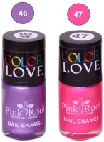 Pink Root NAIL PAINTS NO.46,47 Natural(15 ml, Pack of 2) - Price 145 63 % Off  