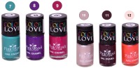 Pink Root NAIL PAINTS NO.16,17,18,19,20,21 Natural(15 ml, Pack of 6) - Price 249 79 % Off  