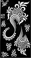 ARR Henna Stencils HS 620,621(HENNA DESIGN) - Price 110 54 % Off  