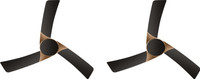 LUMINOUS RAPTOR 1 CEILING FAN 1200 mm 3 Blade Ceiling Fan(Black Copper, Pack of 2)