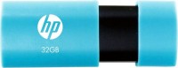 HP V152W 32 GB Pen Drive USB 2.0 Flash Drive (Blue) 32 GB Pen Drive(Blue, Black)