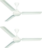 Crompton Sea Wind(Pack of 2) 1200 mm 3 Blade Ceiling Fan(Opal White, Pack of 2)