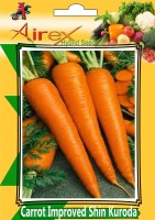 Airex Carrot Improved Shin Kuroda Seed (Pack Of 15 Seed Per Packet) Seed(15 per packet)