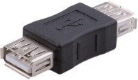 FOX MICRO (3 Pack) SuperSpeed USB 3.0 Female Coupler USB Adapter(Black)